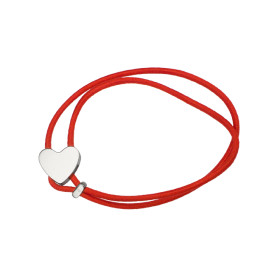 Браслет-шнурок "Сердце"