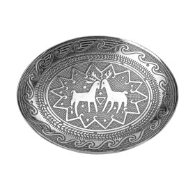 Брошь «Парные олени»