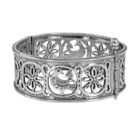 Браслет прорезной "Цветущий сад"