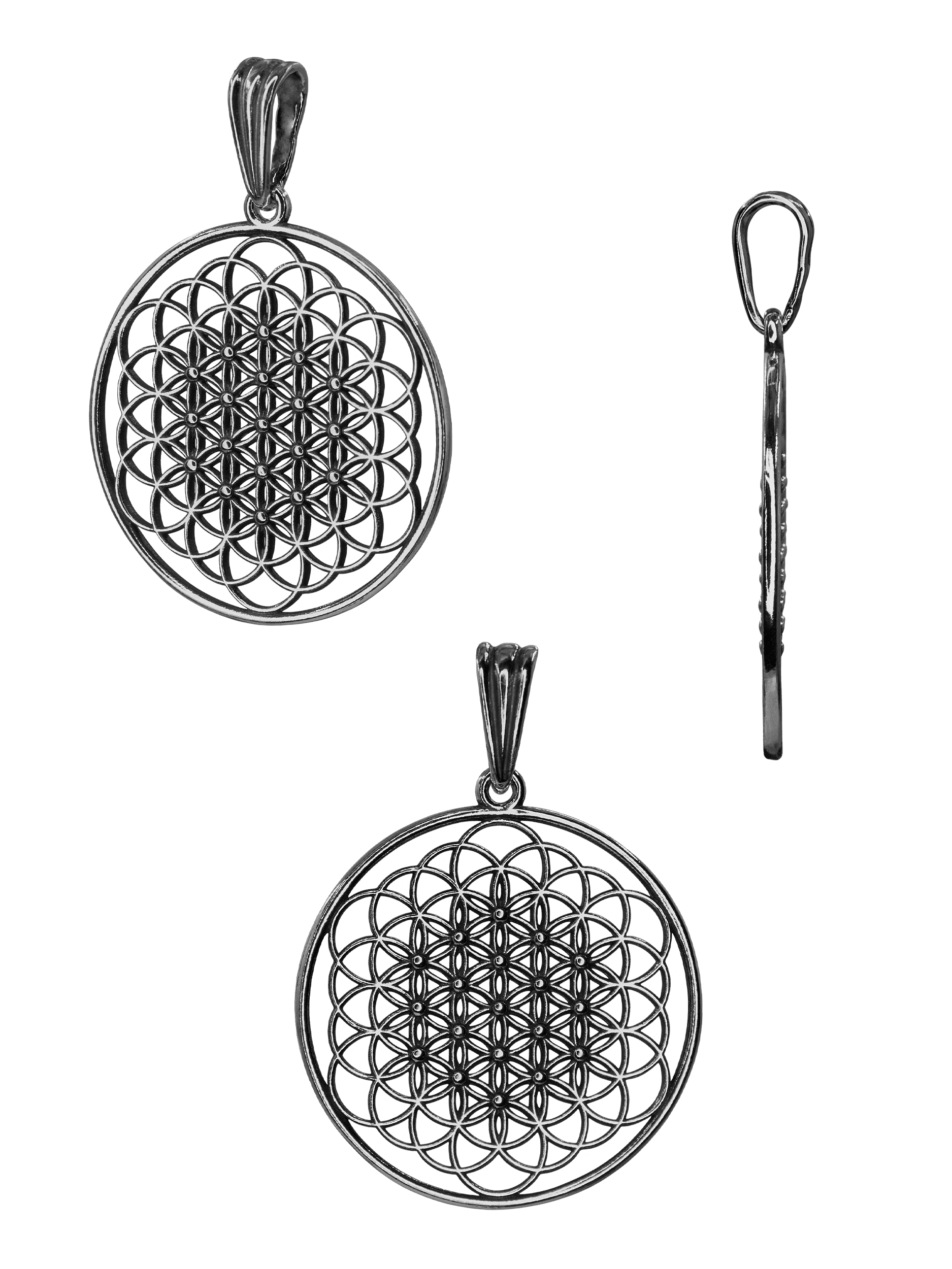 Подвеска прорезная "Цветок жизни"