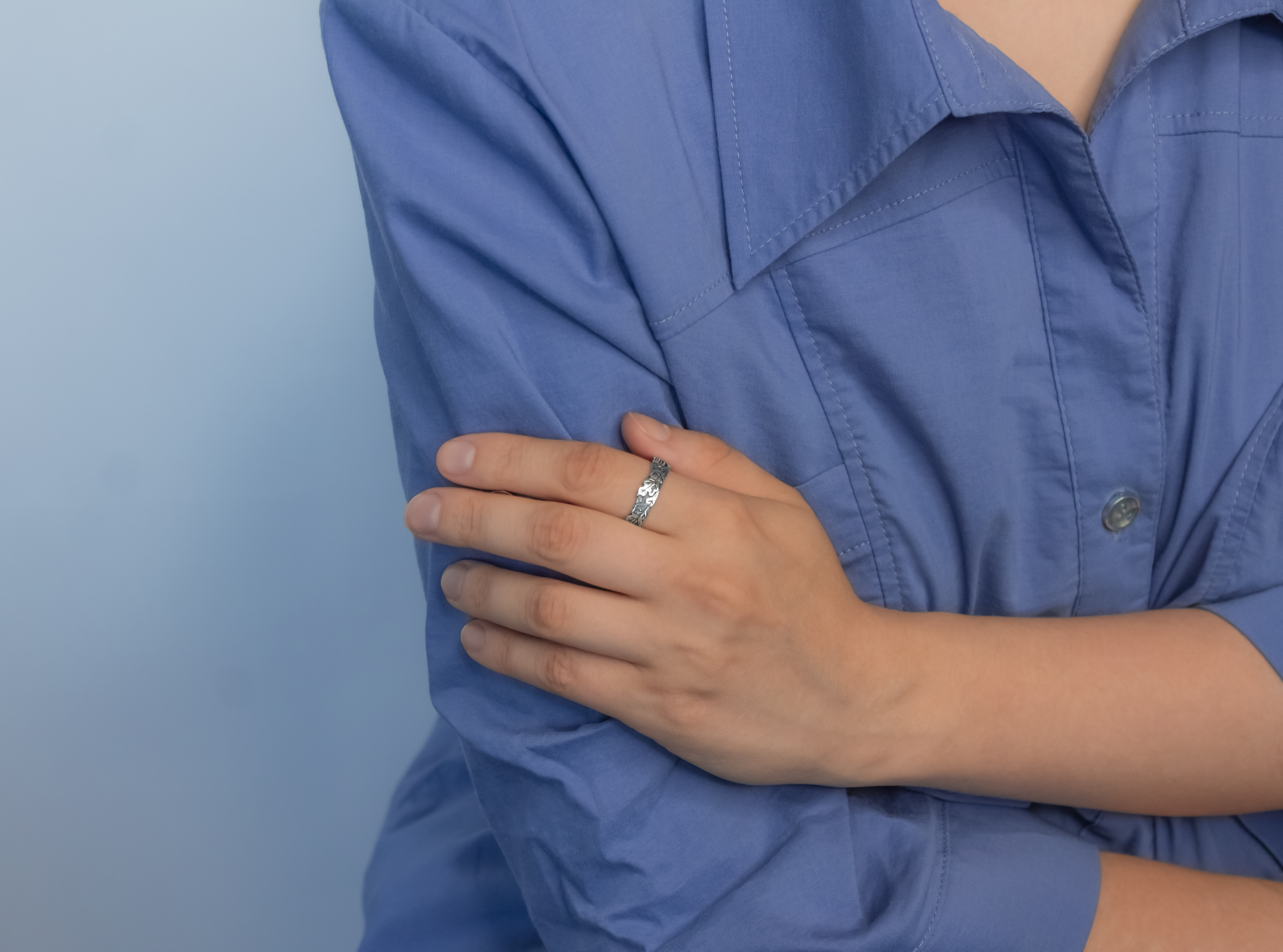 Кольцо «Дубовые листья»