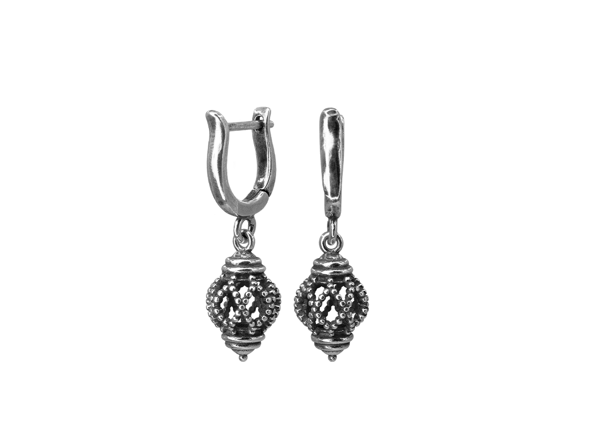 Серьги «Ажурная капель»